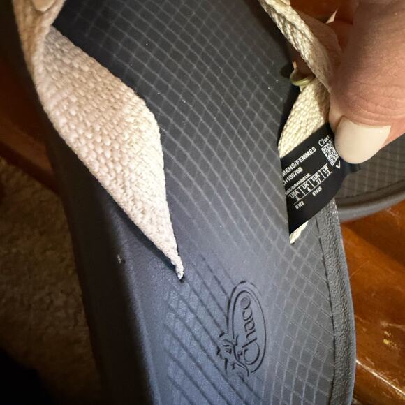 Chaco's Women's Lowdown Flip flop in Natural Size 6 New without Tag - Picture 5 of 5